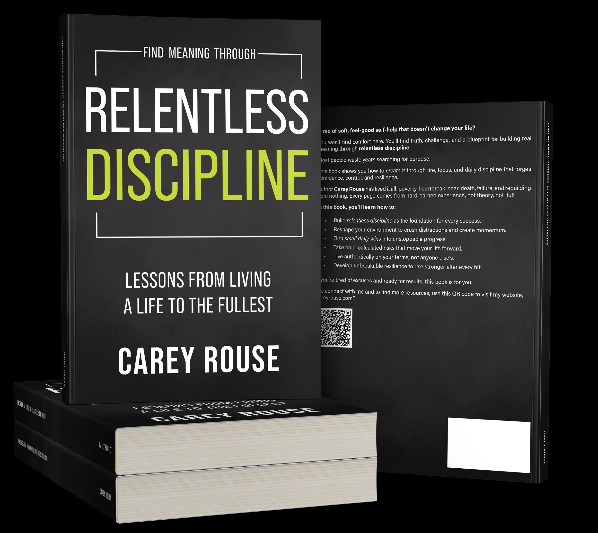 Find Meaning Through Relentless Discipline Book Cover