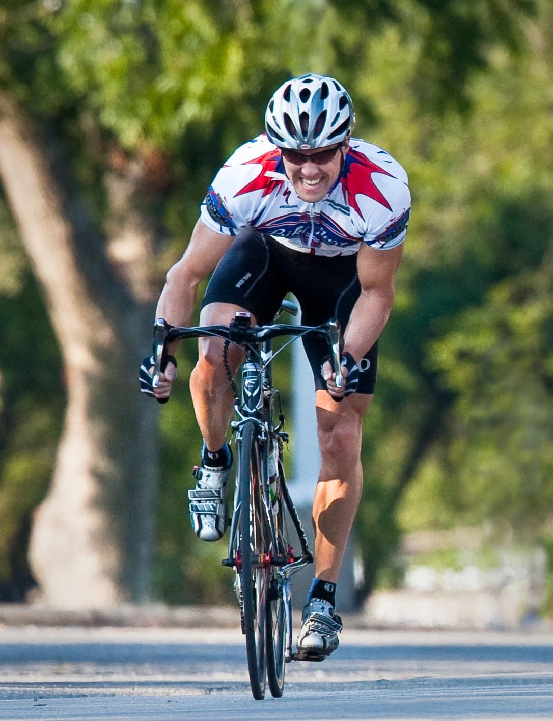 Carey Rouse bike Sprinting