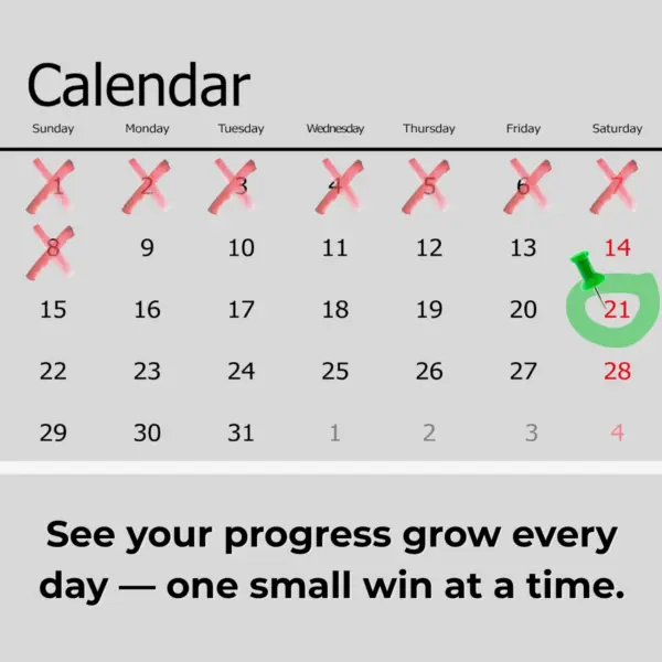 21-Day Calendar fixed